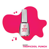 Salon Perfect .5oz 1-STEP GEL TROPICOOL PUNCH  displayed with color swatch behind